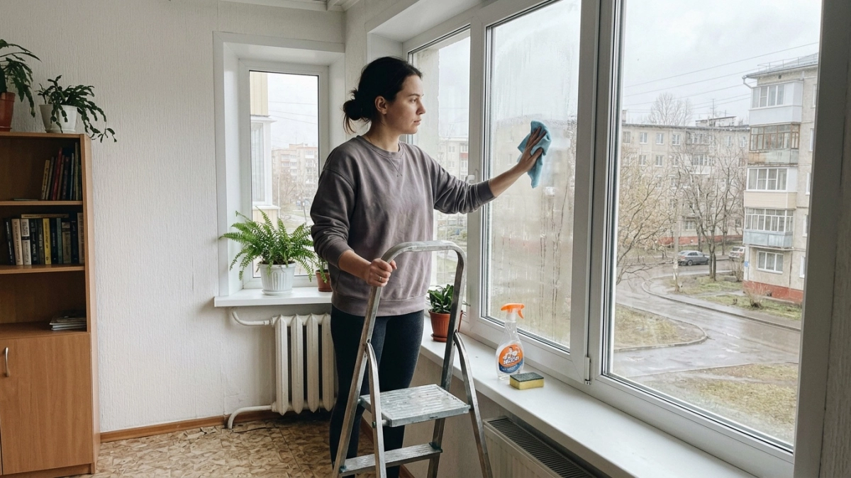 90% людей моют окна неверно: раскрываем метод уборщицы, который изменит вашу жизнь