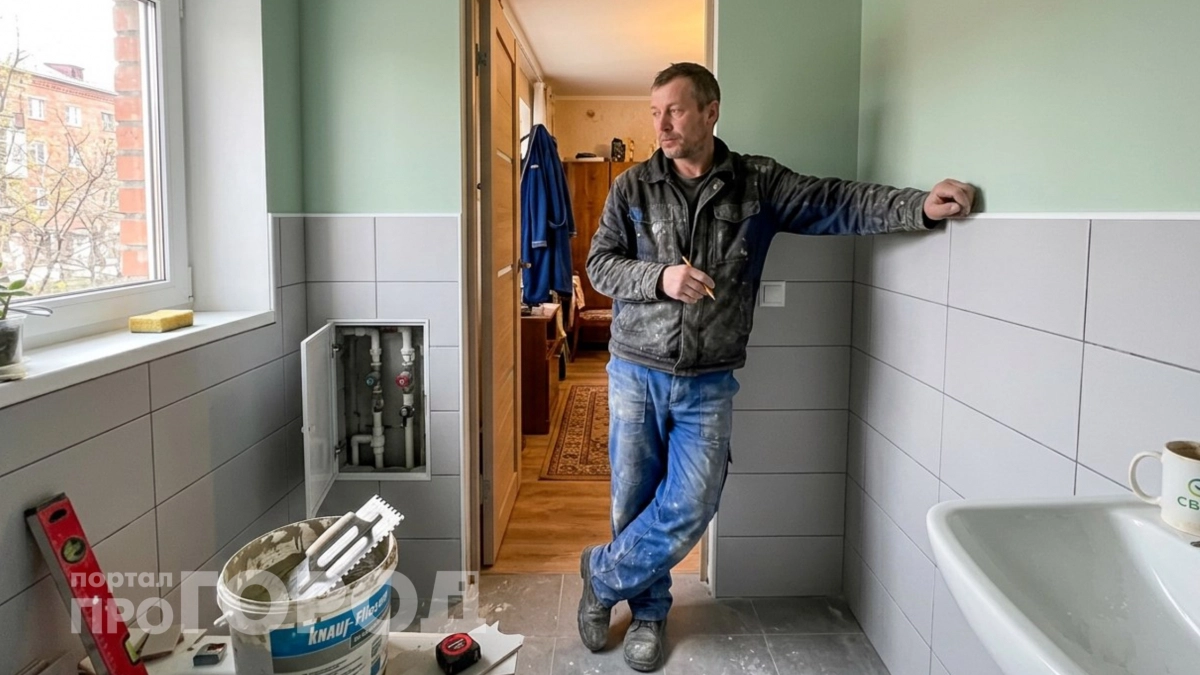 Перестал класть плитку до потолка: европейский прием оформить санузел и скрыть коммуникации