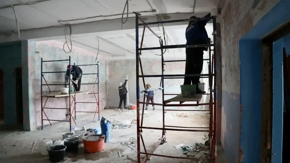 В детском лагере Новочебоксарска продолжается капитальный ремонт