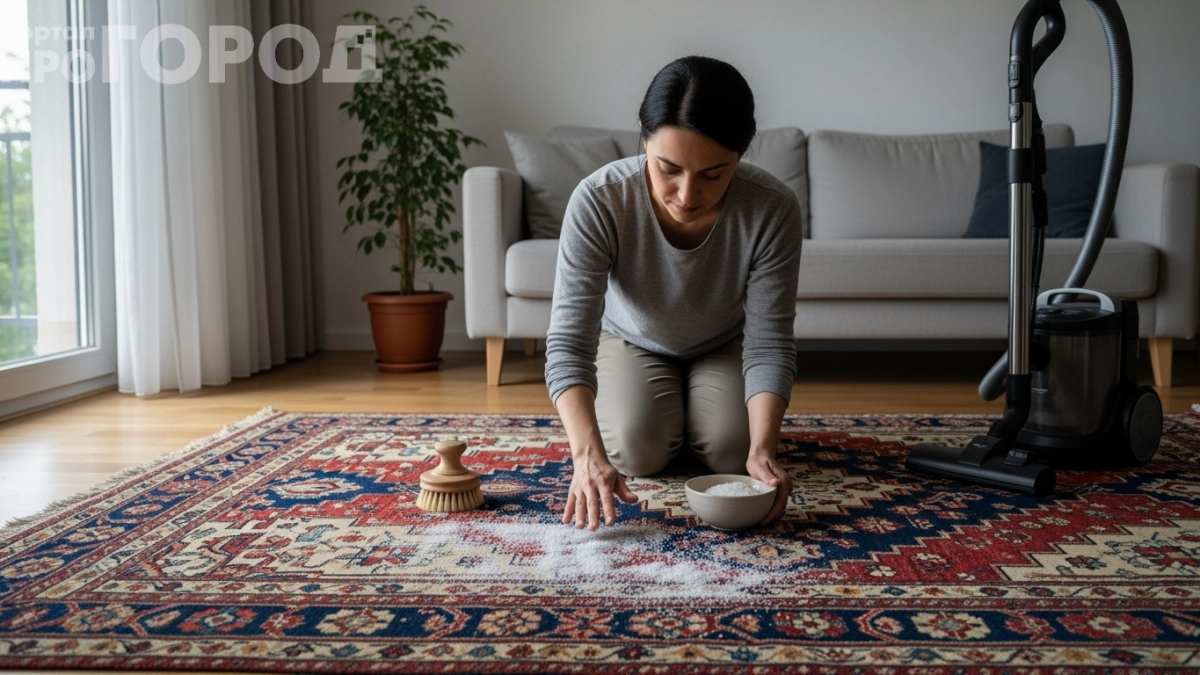Тащить ковер в химчистку больше не в моде: этот продукт за ночь превращает грязный половик в новый — хозяйки ахнули 