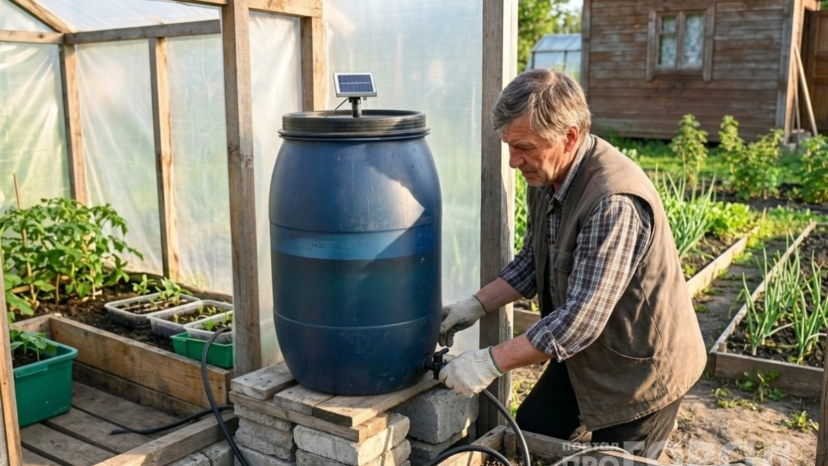 Не только для полива: зачем хитрые дачники ставят бочку с водой в теплице - народный способ поднять урожай вдвое