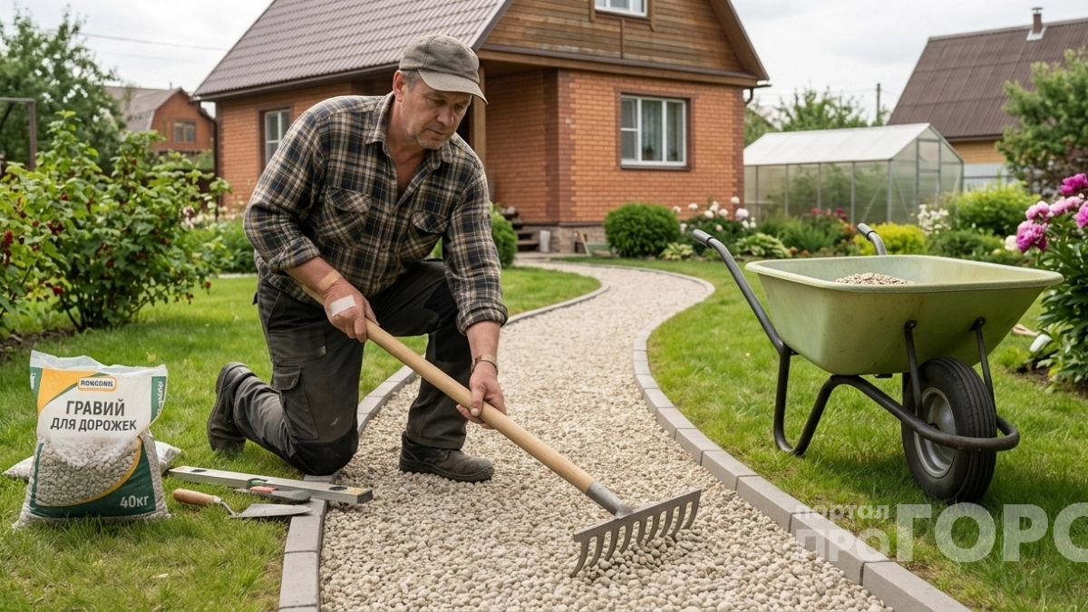 Плитка и кирпич - в прошлом: дачники нашли более эффектный материал для садовых дорожек - не трескается и стоит копейки