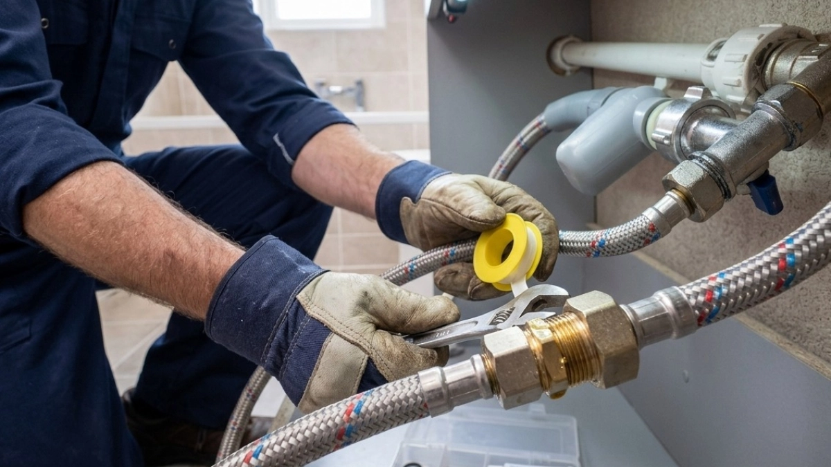 Забудьте про гибкую подводку в ванной: сантехник показал более надежный вариант - без протечек и мороки с монтажом