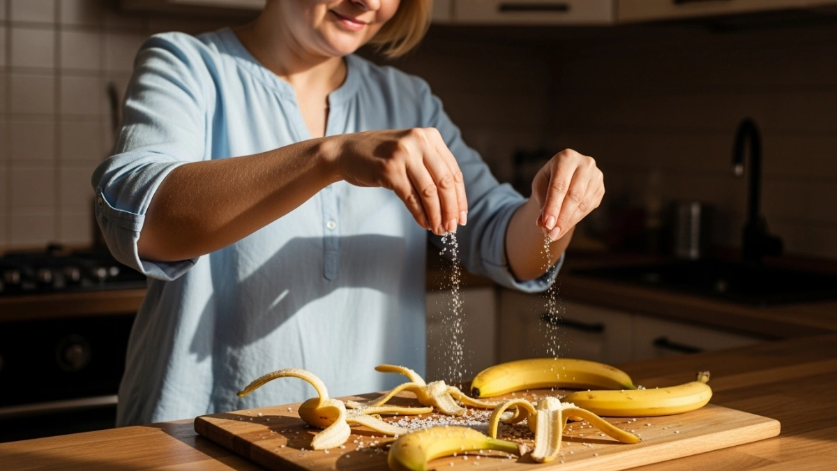 Не выбрасывайте банановую кожуру: суперудобрение за 3 шага — растения попрут за неделю