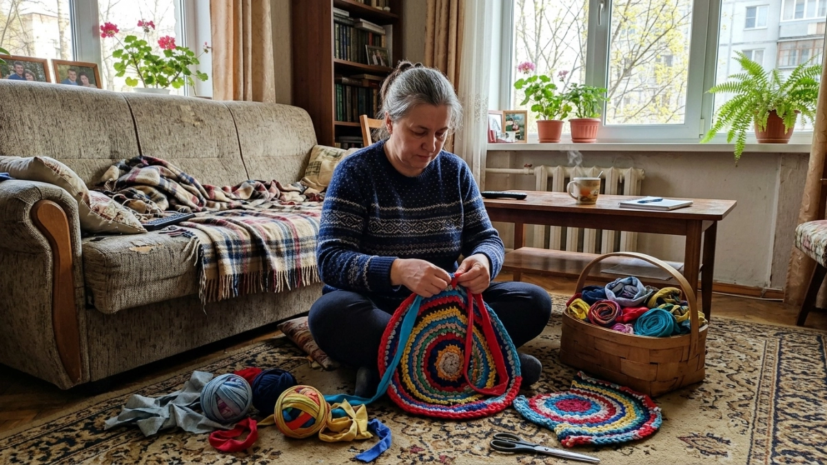Коврики больше не покупаю — делаю сама за 2 часа: 3 лайфхака для ленивых — никакого вязания и шитья