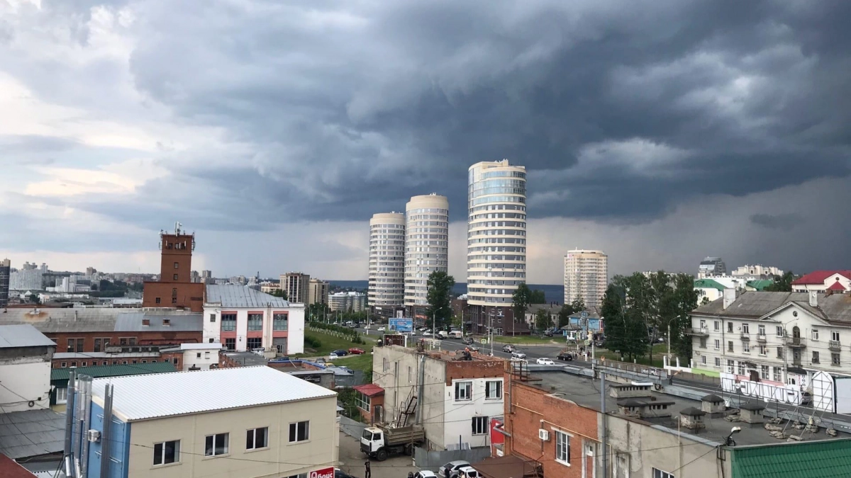 В Чувашии 13 мая — дождь и гроза во второй половине ночи