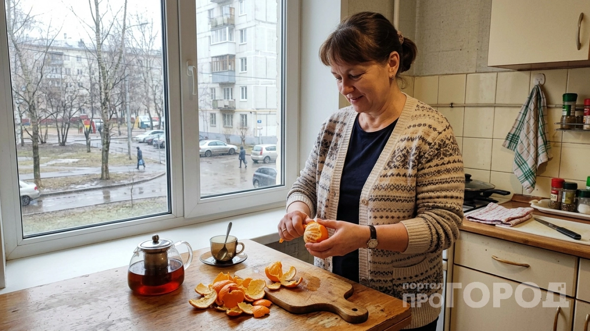 Мандариновые корки заливаю уксусом — и все лето не нарадуюсь своей хитрости: крутой лайфхак для хозяек