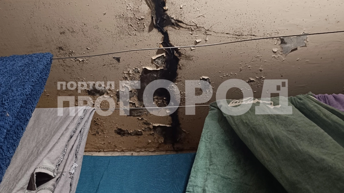 В Новочебоксарске мать участника СВО живет под стахом пожара от короткого замыкания из-за многолетних протечек кровли