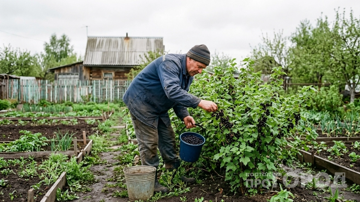 Ягод больше, чем куст держит: хлебная подкормка по бабушкиному рецепту разом превращает смородину в сочного гиганта