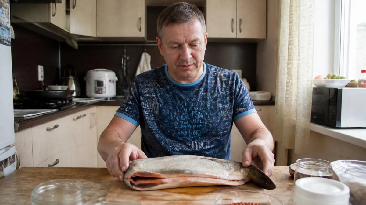 Купил форель в Светофоре, открыл дома — то, что нашел внутри, объясняет цену в два раза ниже