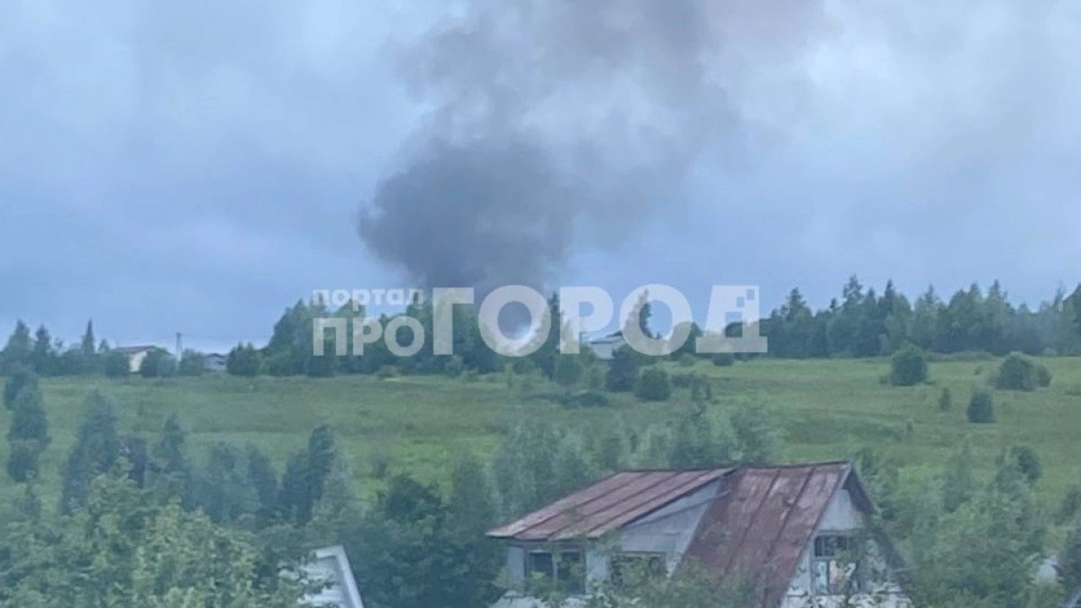 В деревне недалеко от Новочебоксарска сгорел дом