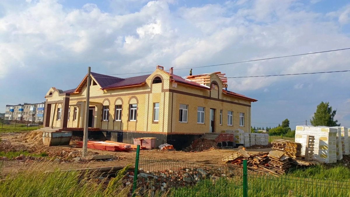 В деревне в Чебоксарском районе строят новый Дом культуры