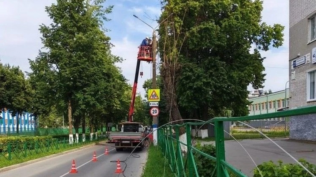 В Новочебоксарске меняют линии электропередач