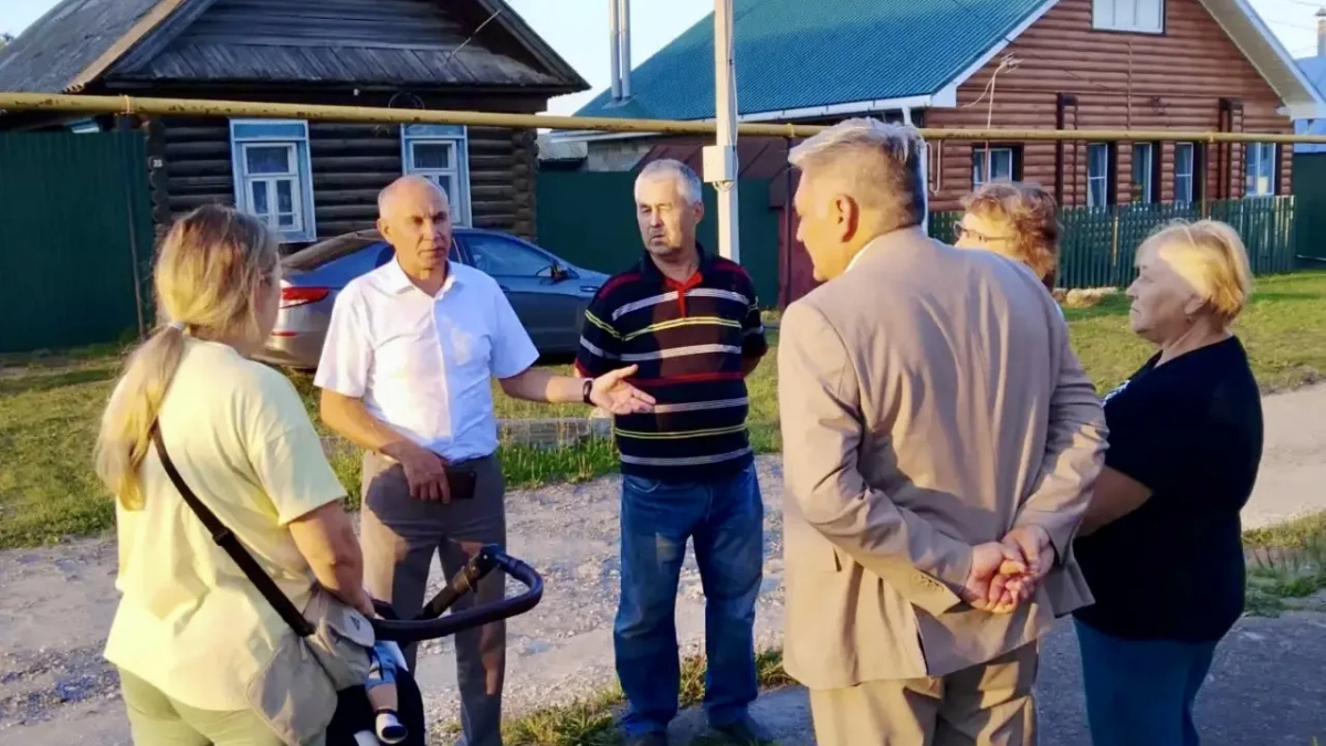 В Ольдеево наведался глава Новочебоксарска