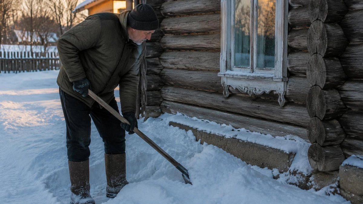Мастер по ремонту раскрыл старинный способ утеплить дом при -30°: работает до сих пор, а современники забыли