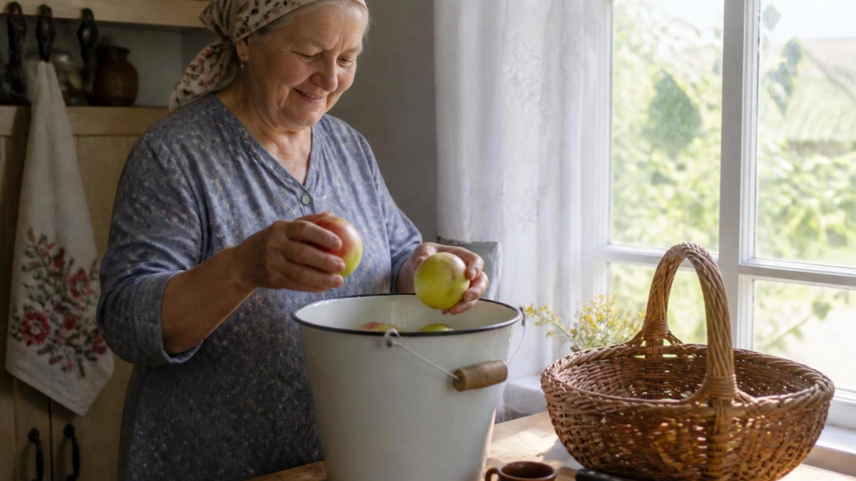 Забытый деревенский секрет моченых яблок: готовится за 10 минут, а вкус запомните навсегда