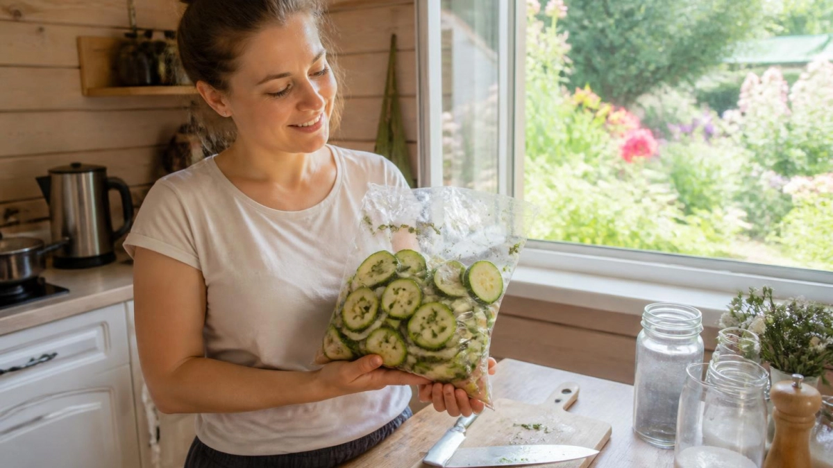 Кабачки летом не жарю и не пеку — делаю закуску к мясу за 15 минут, гости всегда в восторге
