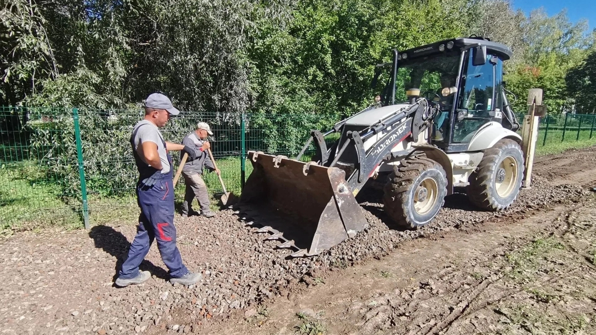 К новочебоксарской больнице проложили щебневую дорогу