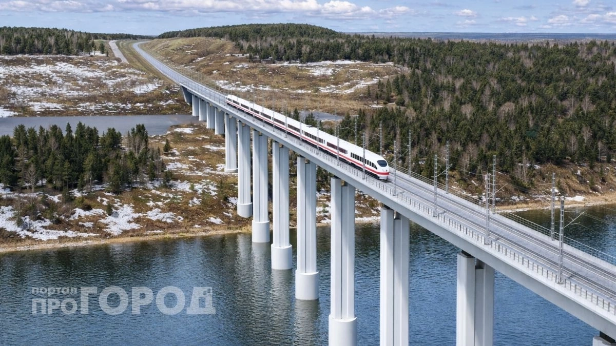 РЖД снова прорабатывают скоростную магистраль через Чувашию с мостом через Волгу