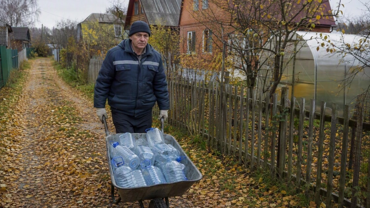 Пустые пятилитровки прячу под цементной коркой: как собрать из пластикового хлама основания для садовой мебели