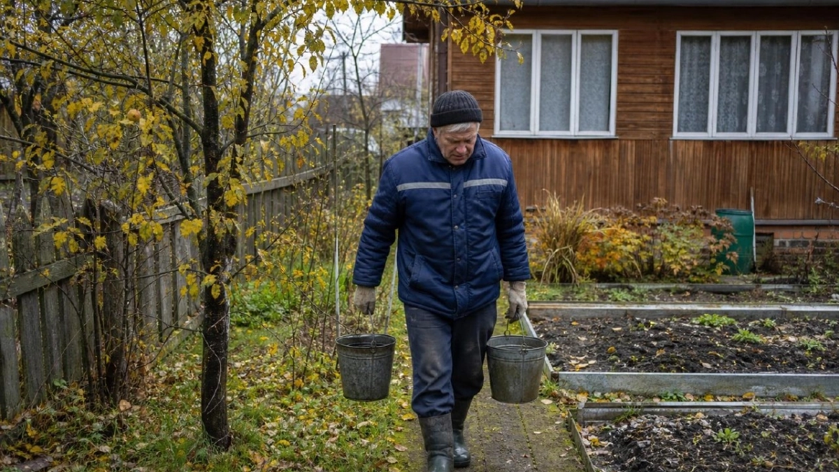 Дырявые вёдра складываю ярусами в каскад: получаю урожайную башню на одном квадратном метре