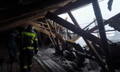 В Новочебоксарске обвалилась крыша очередного дома