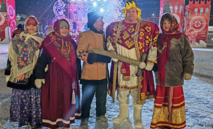 Новочебоксарские артисты порадовали участников масленичных гуляний