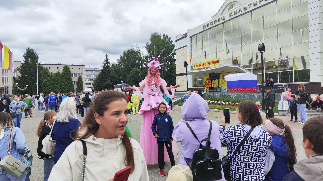 В Новочебоксарске в День Республики праздник устроили и для детей