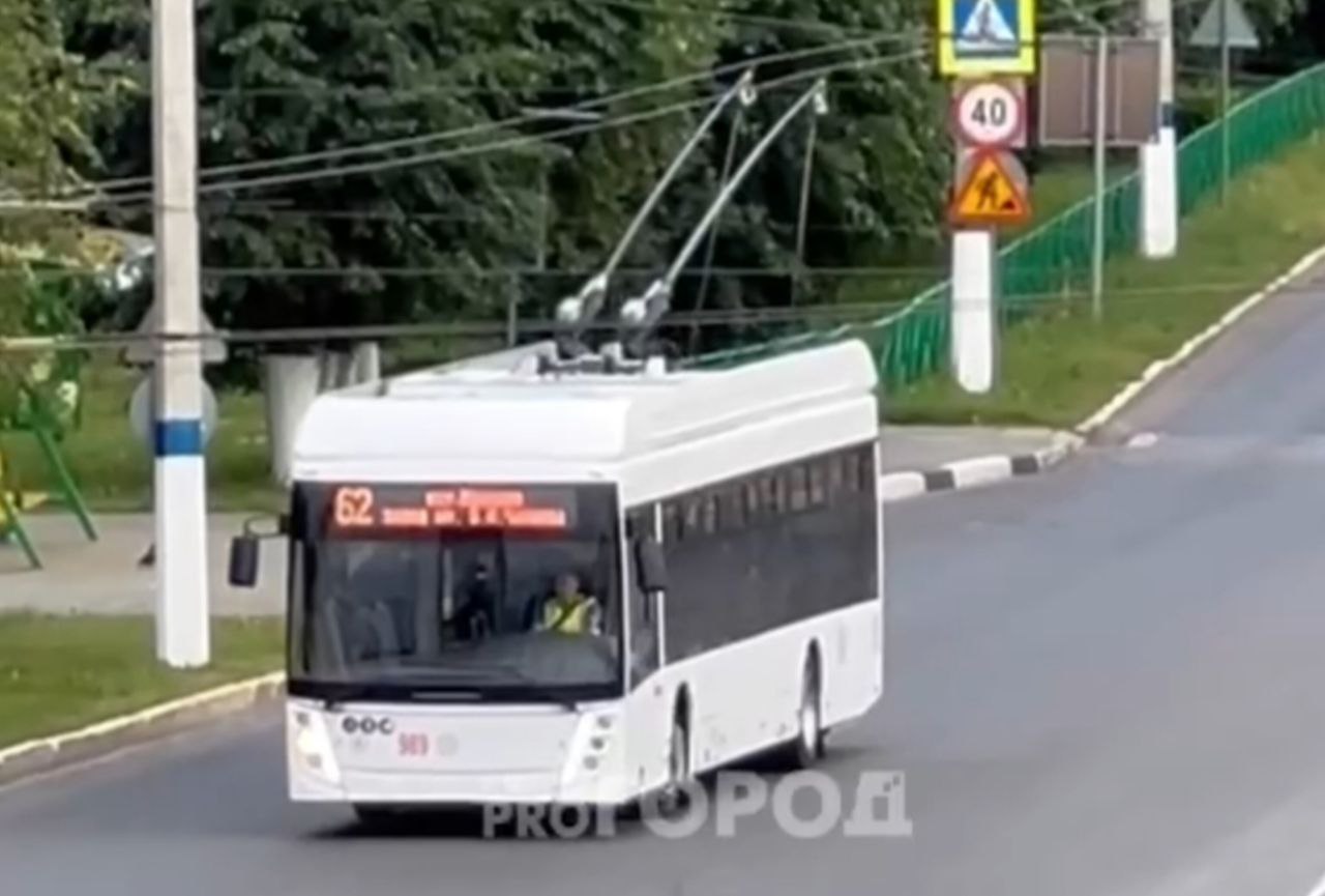 Между Новочебоксарском и Чебоксарами начали курсировать троллейбусы
